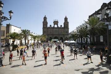La LPA Trail  se celebró este sábado en la capital grancanaria/Carlos Díaz Recio.